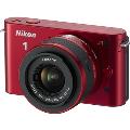 Nikon&nbsp;1&nbsp;J1&nbsp;標準ズームレンズキット&nbsp;レッド（送料無料）