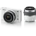 Nikon&nbsp;1&nbsp;J1&nbsp;ダブルズームキット&nbsp;ホワイト（送料無料）