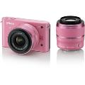 Nikon&nbsp;1&nbsp;J1&nbsp;ダブルズームキット&nbsp;ピンクスペシャルキット（送料無料）