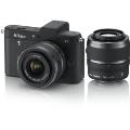 Nikon&nbsp;1&nbsp;V1ダブルズームキット　ブラック（送料無料）