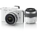 Nikon&nbsp;1&nbsp;V1ダブルズームキット　ホワイト（送料無料）