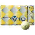 ツアーステージ　V10&nbsp;(2010)ボール　1ダース（12個入）シャイニーゴールド