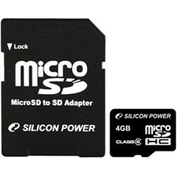 microSDHC&nbsp;4GB&nbsp;SP004GBSTH006V10